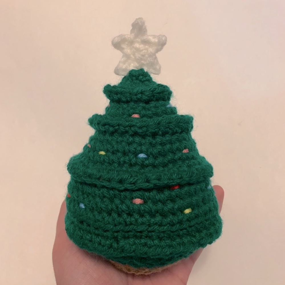 Christmas tree crochet plush handmade - Picture 1 of 10